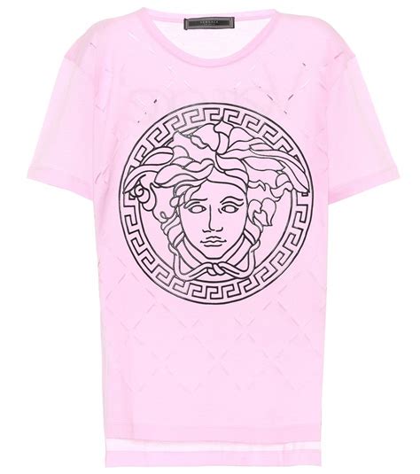 versace tshirt pink|versace tee shirts women.